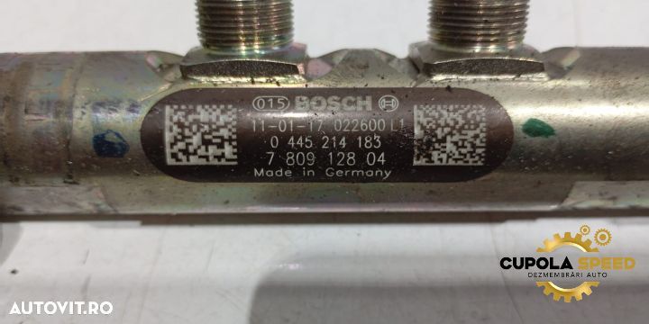 Rampa injectoare 780912804 2.0D N47D20C 184Cp BMW Seria 5 F07/F10/F11 - 2