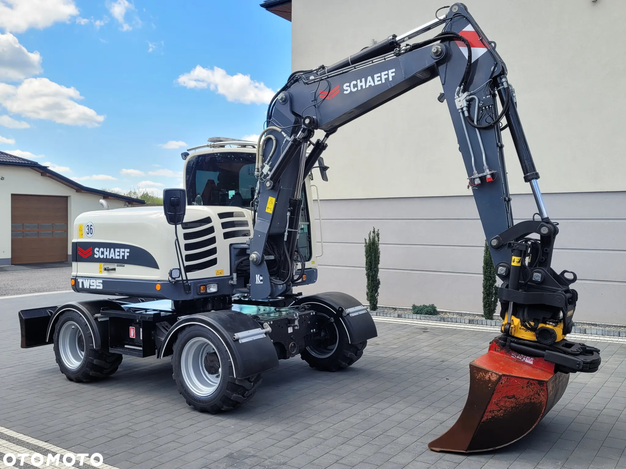Schaeff TW95 / ROTOTILT ze szczypcami / bogate wyposażenie / - 2