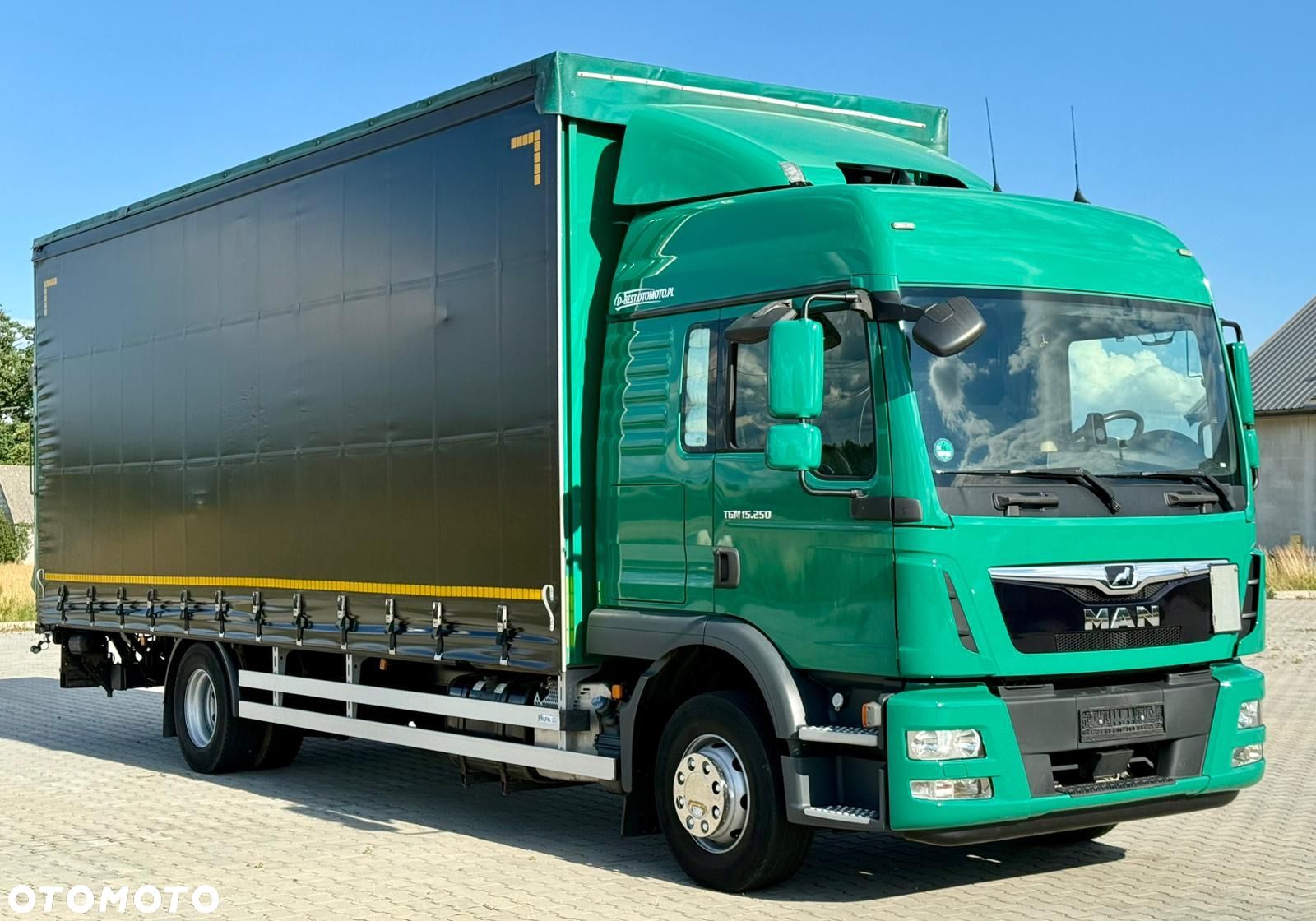 MAN TGM 12.250 / TGL 12.250 / FIRANKA / WINDA / AUTOMAT / 18 PALET / SYPIALKA / 2017 ROK - 1