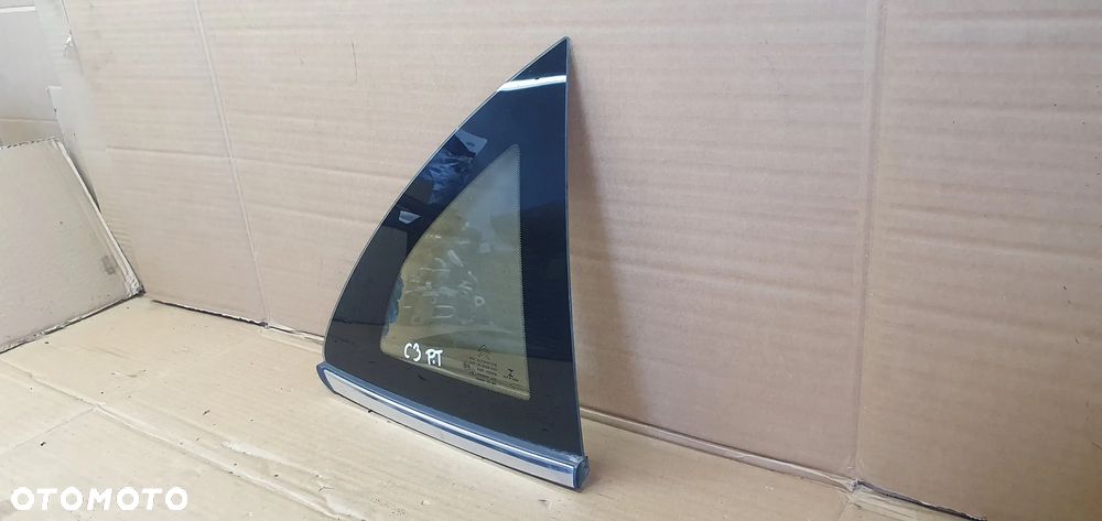 Szyba karoseryjna prawy tył tylna prawa Citroen C3 II AS2 14r - 3