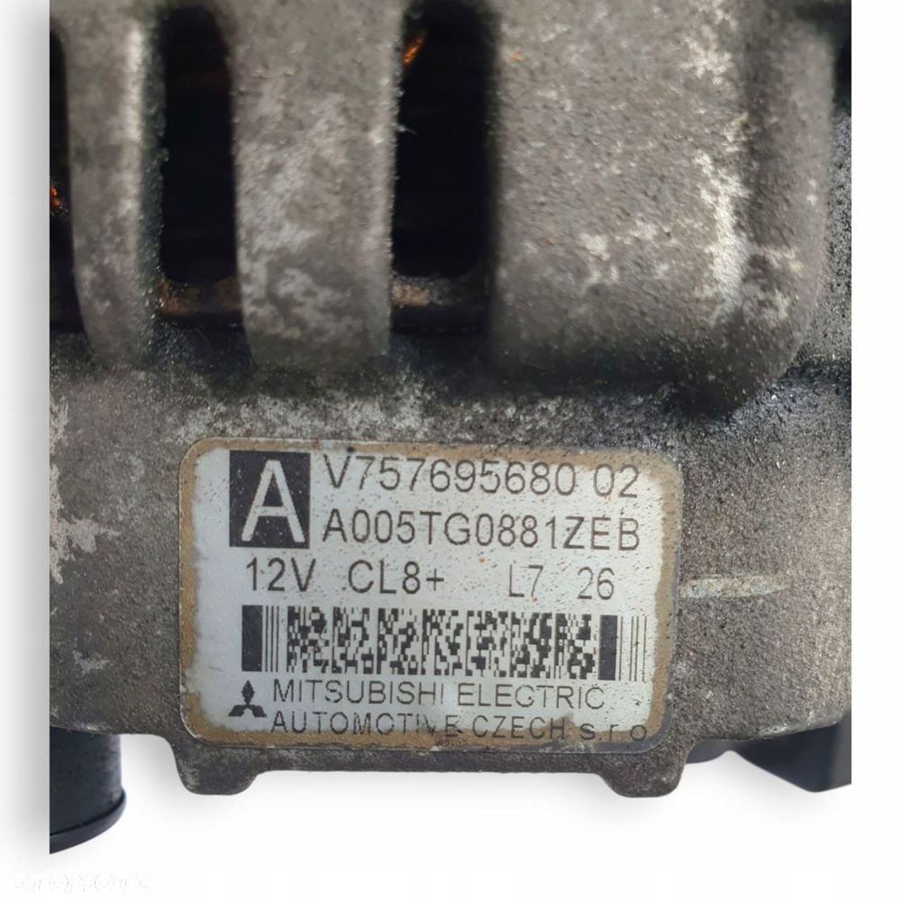 ALTERNATOR Peugeot 207 1.4 VTi 12V A005TG0881ZEB V757695680 - 7