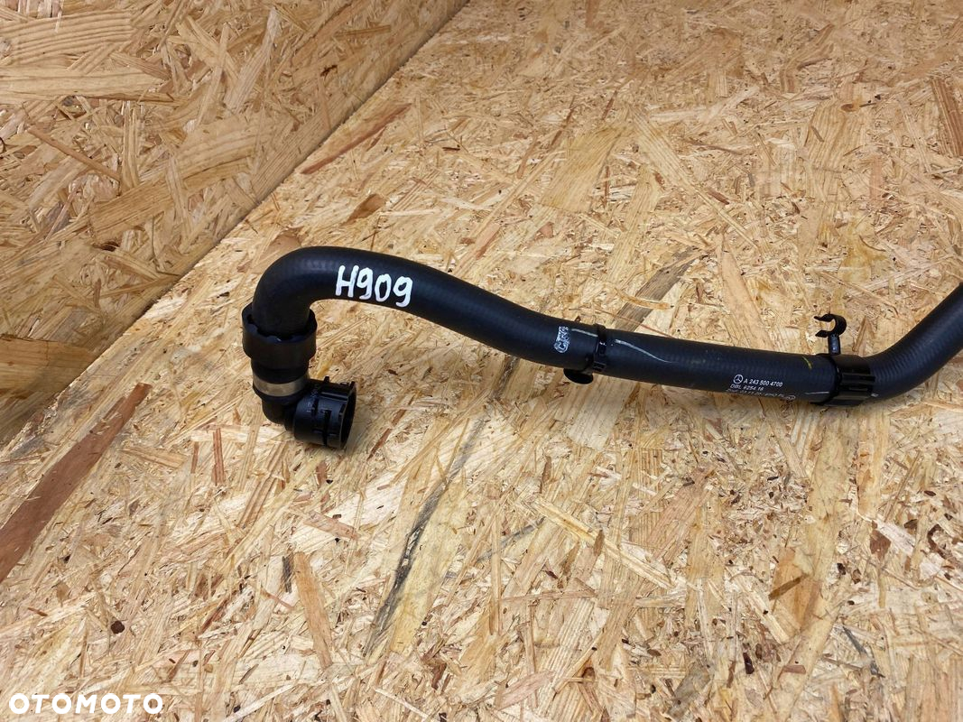 WĄŻ RURA PRZEWÓD WODY MERCEDES W177 W247 W118 H247 A2435004700 - 2