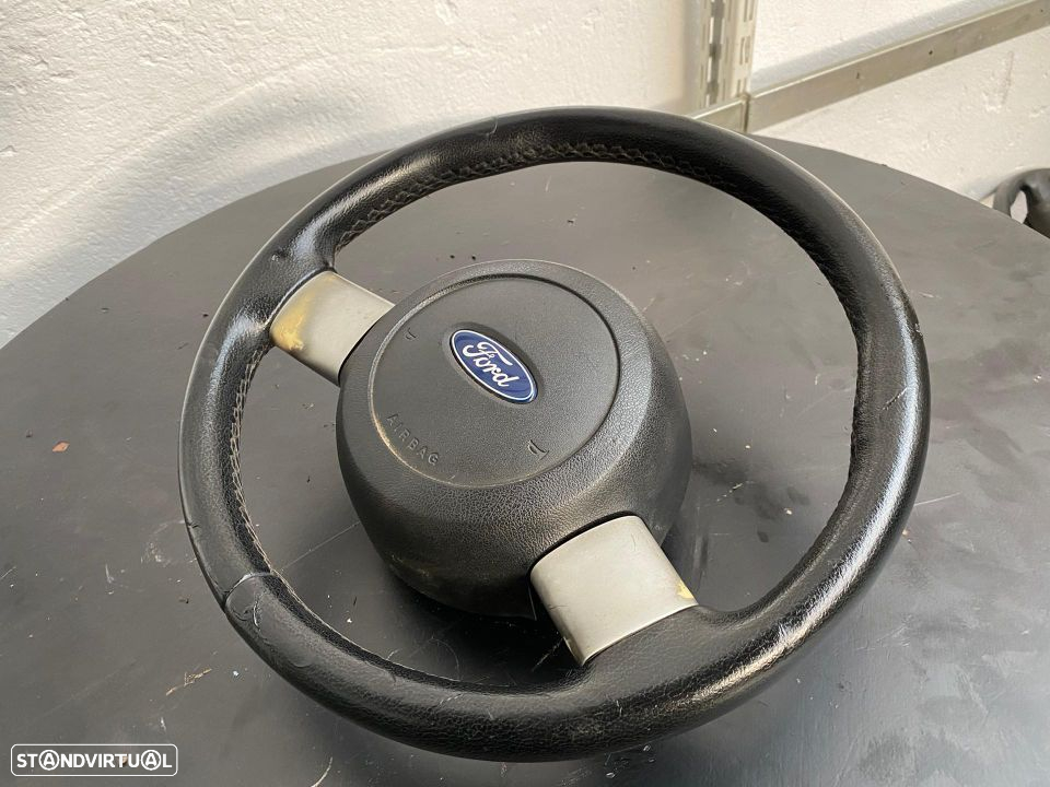 VOLANTE GUIADOR FORD KA STREET PELE AIRBAG ORIGINAL - 4