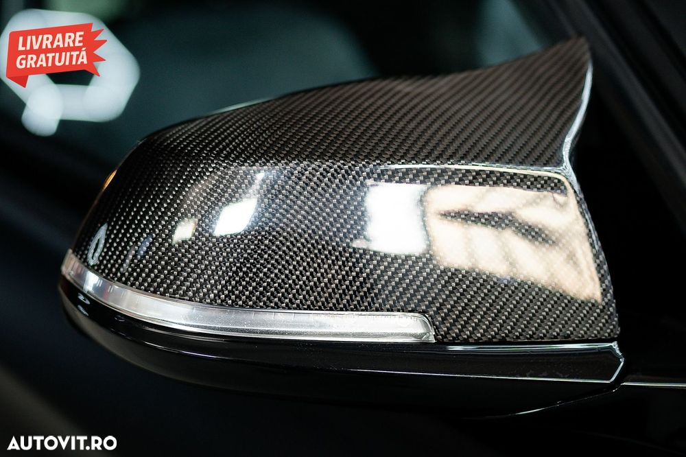 Capace oglinzi si Eleron Portbagaj BMW Seria 3 F30 (2011-2018) M4 Design Real Carb- livrare gratuita - 12