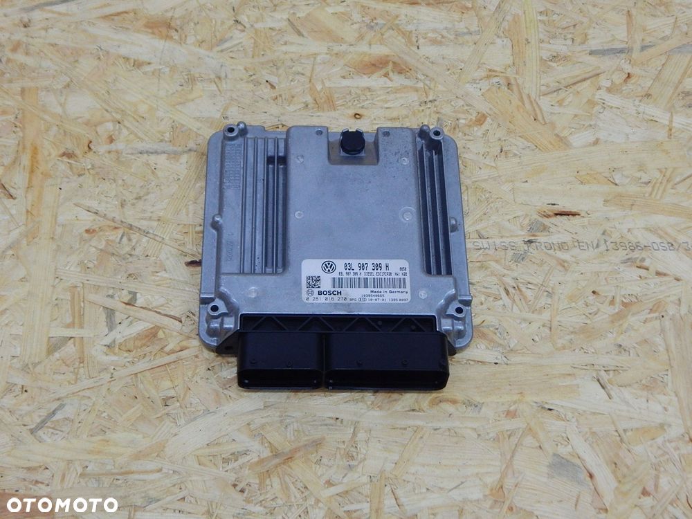 vw t5 lift komputer sterownik silnika 2.0 bitdi 03l907309h - 1