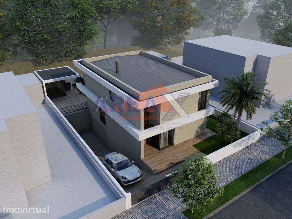 Moradia Isolada, T4, de Arquitetura Moderna - em fase de pedreiro - Grande imagem: 2/25