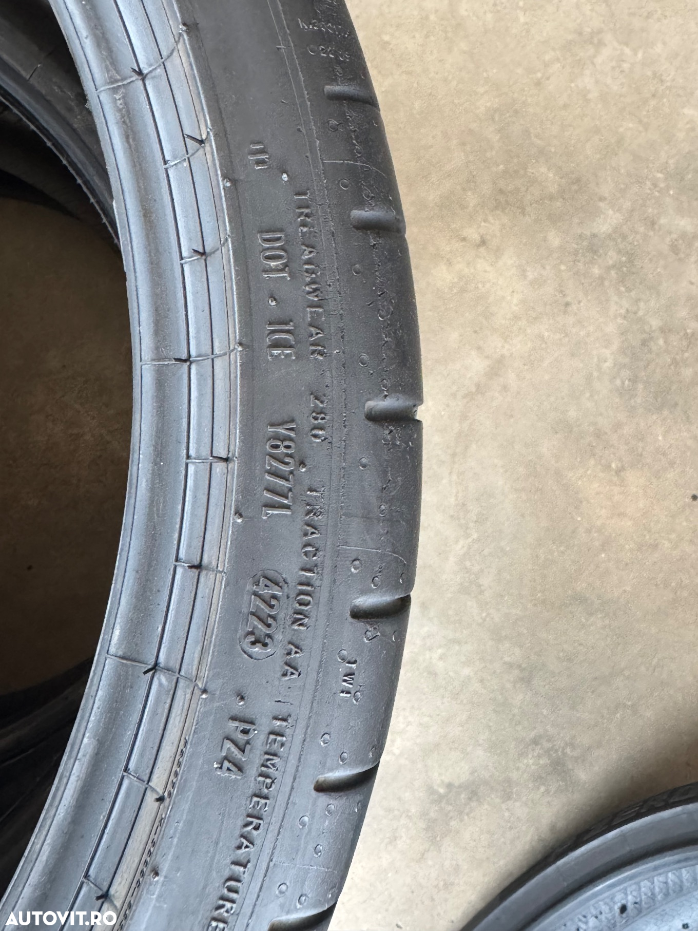 Vând set anvelope 255/35/21-285/30/21 Pirelli de vară ca noi - 12