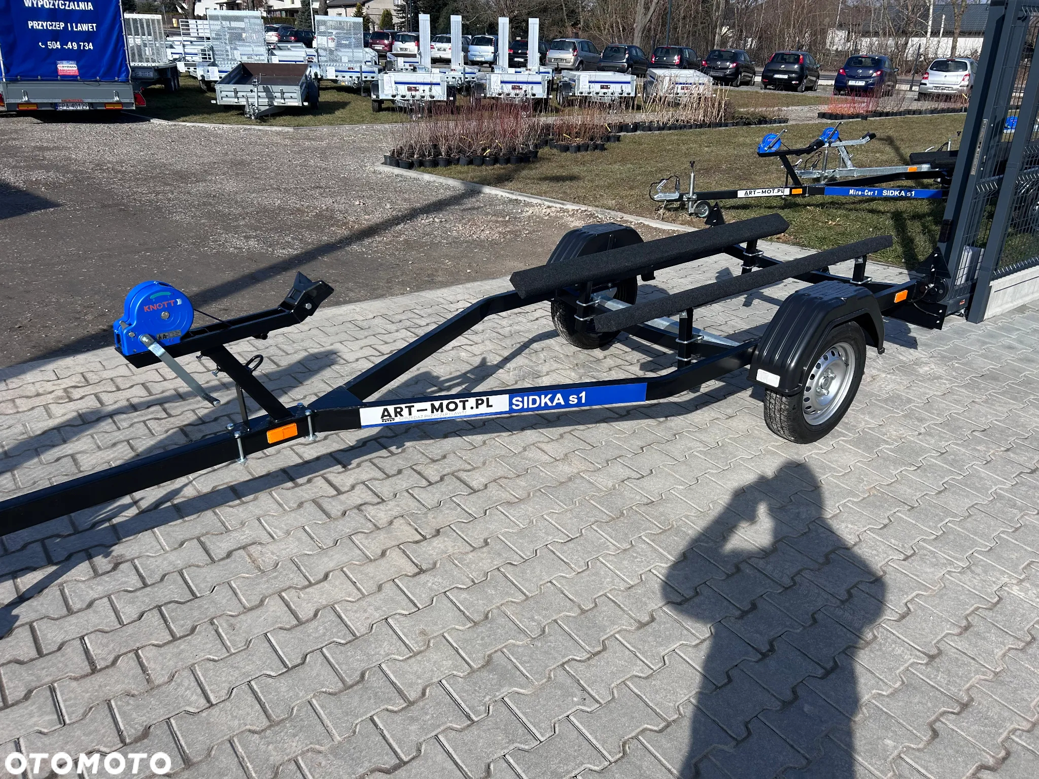 Inny Przyczepa pod SKUTER WODNY / DOSTAWA! / SZYBKIE WODOWANIE / LED / DMC 750kg / - 14