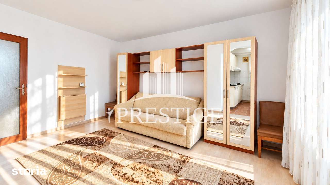 GARSONIERĂ DE VÂNZARE | VASILE AARON, SIBIU | ETAJ 1 | BALCON + BOXĂ — fotografia 3