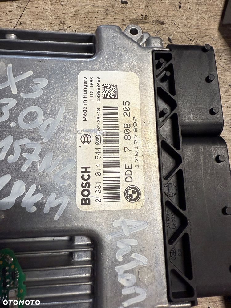 Sterownik komputer silnika Zestaw do odpalenia X3 3.0d lift M57n2 306D3 automat - 2