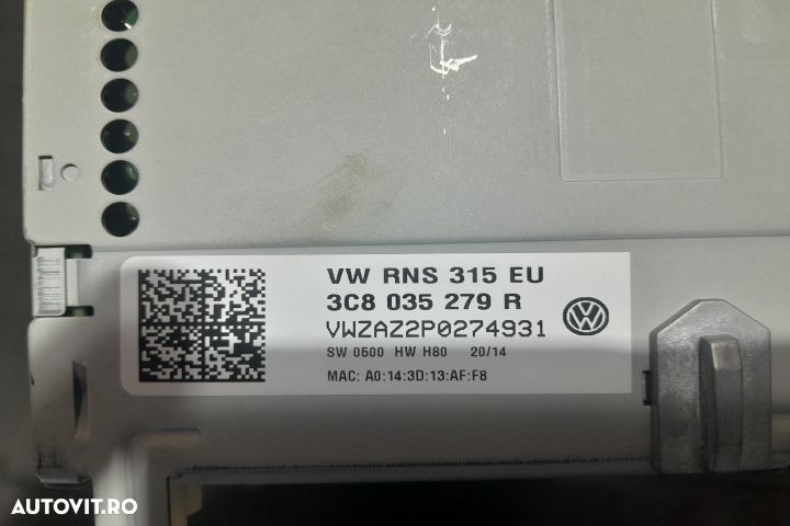 Navigatie auto 3C8035279R 3C8035279R Volkswagen VW Tiguan 1 [facelift - 4