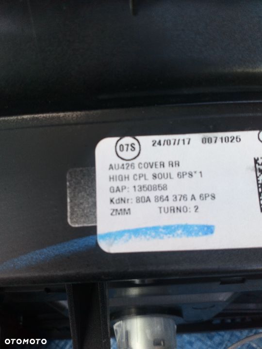 Audi Q5 80A osłona Podłokietnika Tunelu 80A864376 - 4