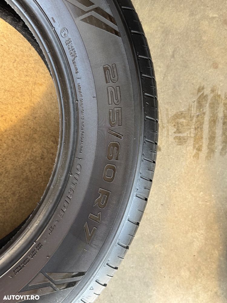 Vând 4 anvelope 225/60/17 nokian de vară ca noi - 10