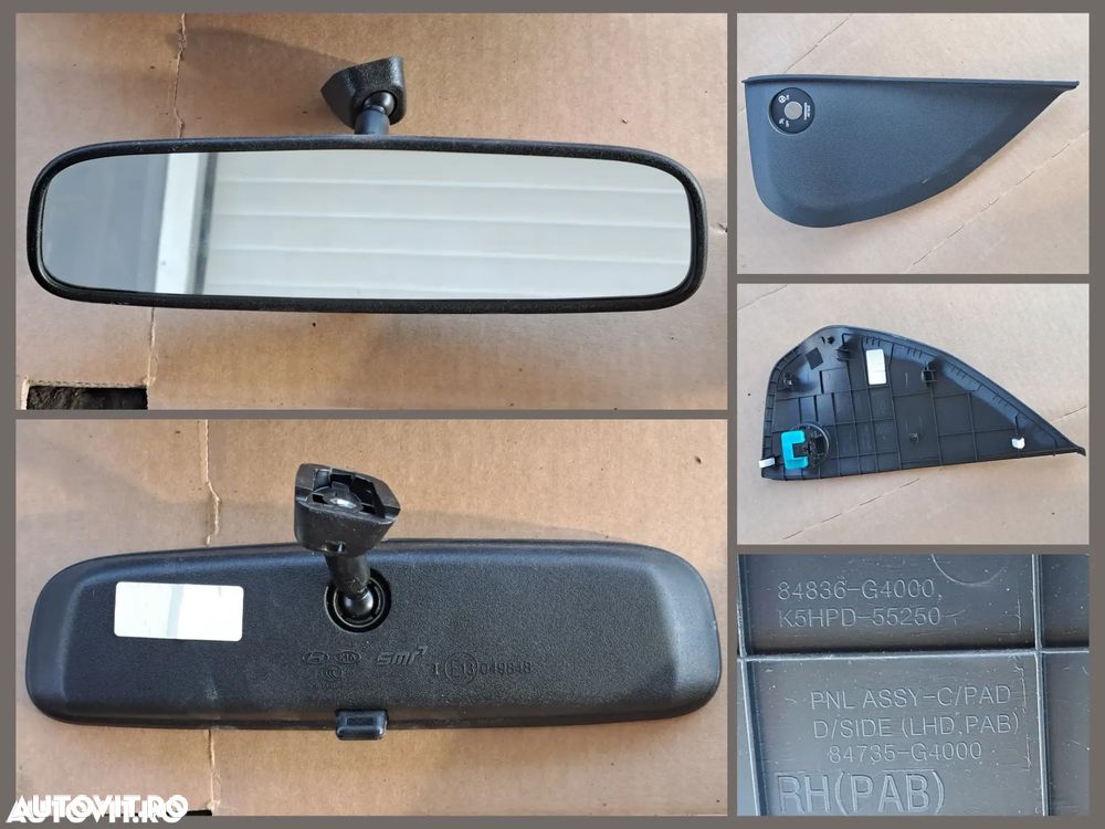 Hyundai i30 PD PDE gen 3 2018-2024 Torpedou Ornament trim interior volan oglinda consola Oglinda retrovizoare Senzor lumina faruri automate Opritor usa Capac baterie - 6