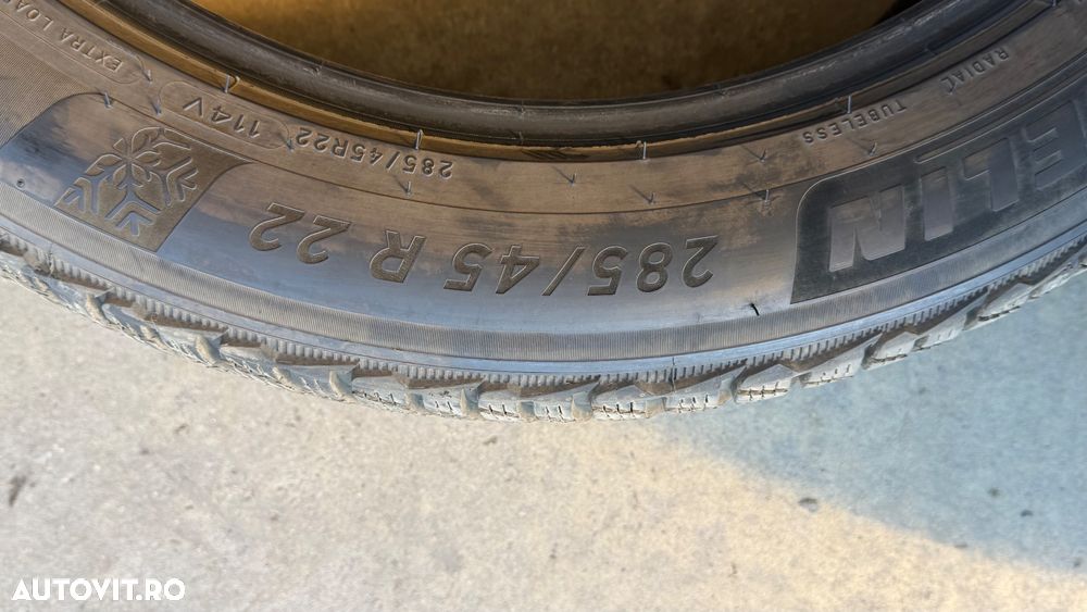 Vând set anvelope 285/45/22-325/40/22 Michelin de iarnă ca noi - 6