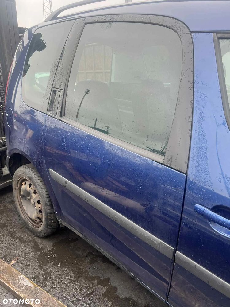 Drzwi tylne prawe Skoda Roomster !! KOMPLETNE, Granatowe !! - 2