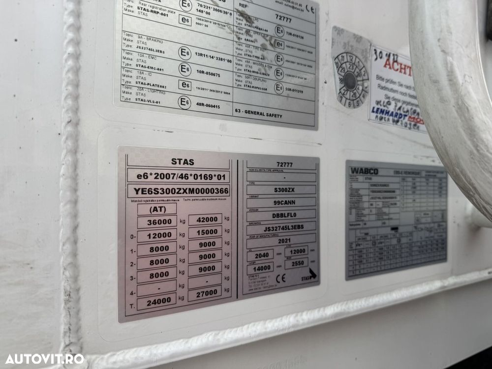 Stas Mofing Floor, 2 axe liftante, podea 7 mm, 7590 kg, factura externa - 14