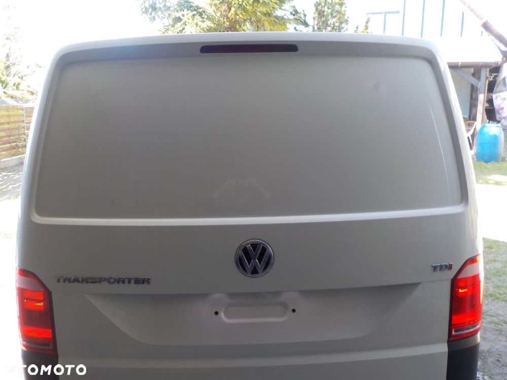 VW T6 T6.1 KOMPLETNY TYŁ KLAPA ZDERZAK PDC LAMPY ŚLIZGI BIAŁY LB9A - 6