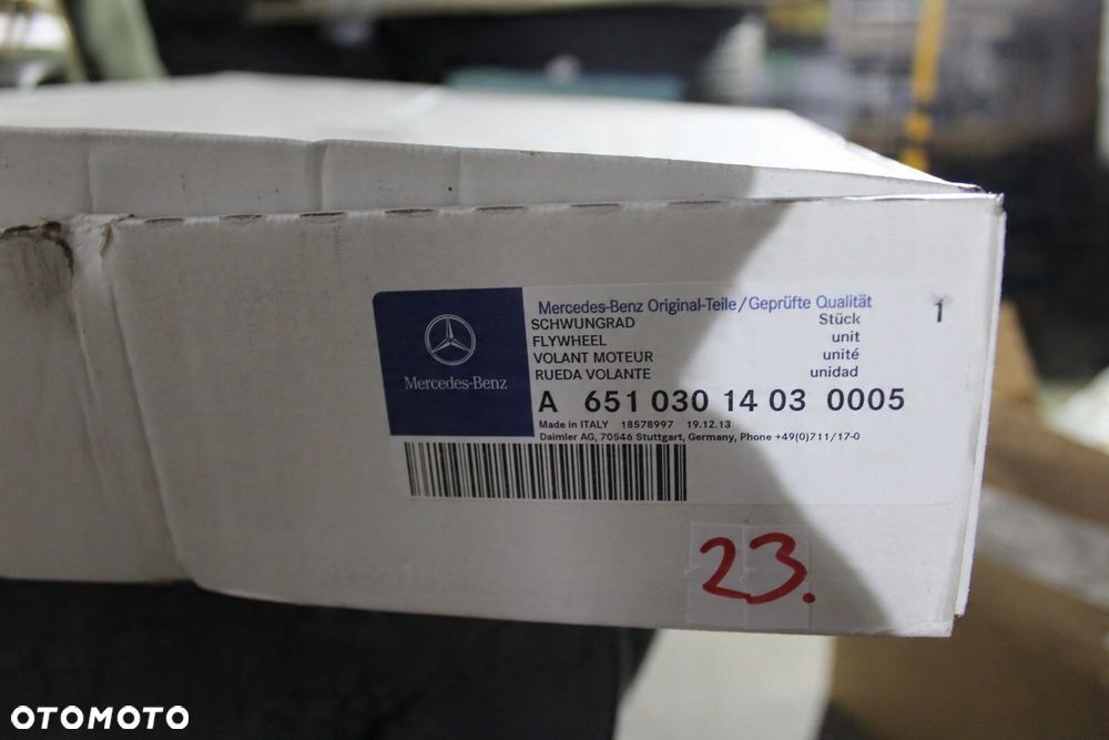 KOŁO DWUMASOWE MERCEDES W212 HYBRYDA A6510301403 - 4