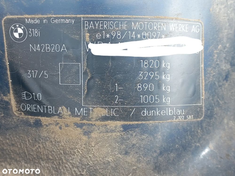 Bmw e46 lift 2.0 Benzyna 03r wszystkie części maska zderzak lampa - 5