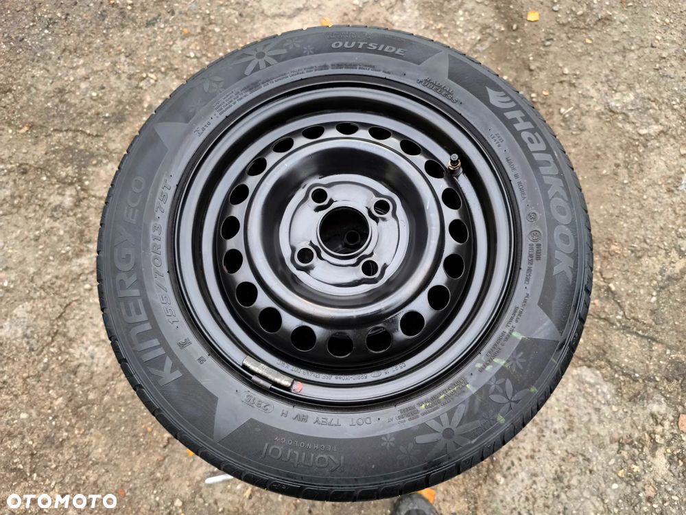 4x100 Felgi Stalowe Stal 13 Koła Letnie Lato KIA PICANTO HYUNDAI ATOS I10 DAIHATSU CUORE MIRA SIRION SUZUKI ALTO WAGON R TOYOTA AYGO MAZDA 121 DEMIO 5mm Legnica ALU-RAD 155/70 - 3