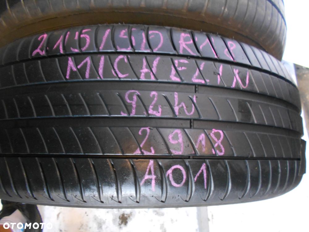 OPONY 215/50R18 MICHELIN PRIMACY 3 A01 DOT 0721 / 2918 7.6MM - 3