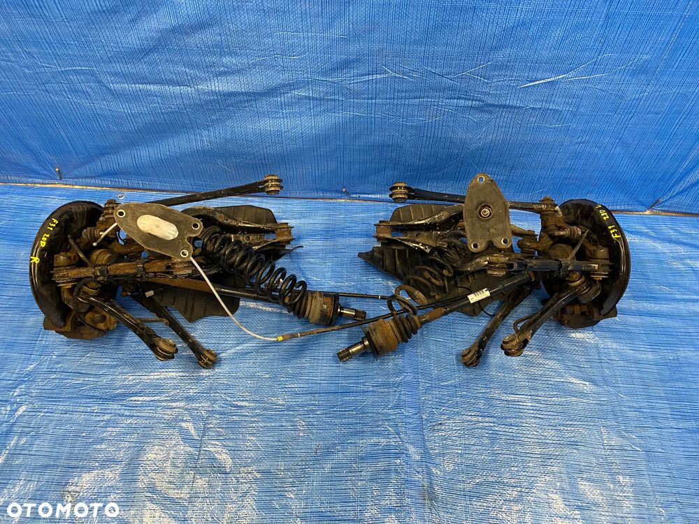 ZAWIESZENIE ZWROTNICA LEWA PRAWA TYLNA KOPYTO AMORTYZATOR WAHACZE PIASTA PÓŁOŚ TARCZA ZACISK  KOMPLET LEWY PRAWY TYŁ BMW F30 F31 320D 2.0D N47 ORYGINAŁ - 2