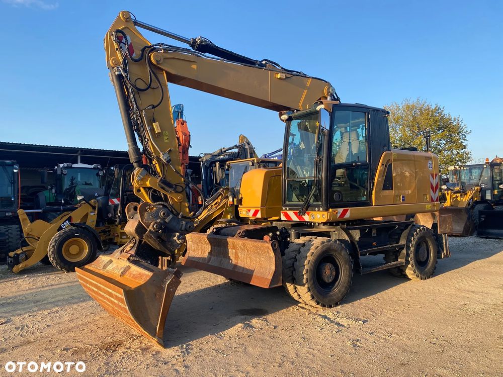 Caterpillar CAT M318F, 9800 MTH, PODPORY + PŁUG, Z NIEMIEC, - 2