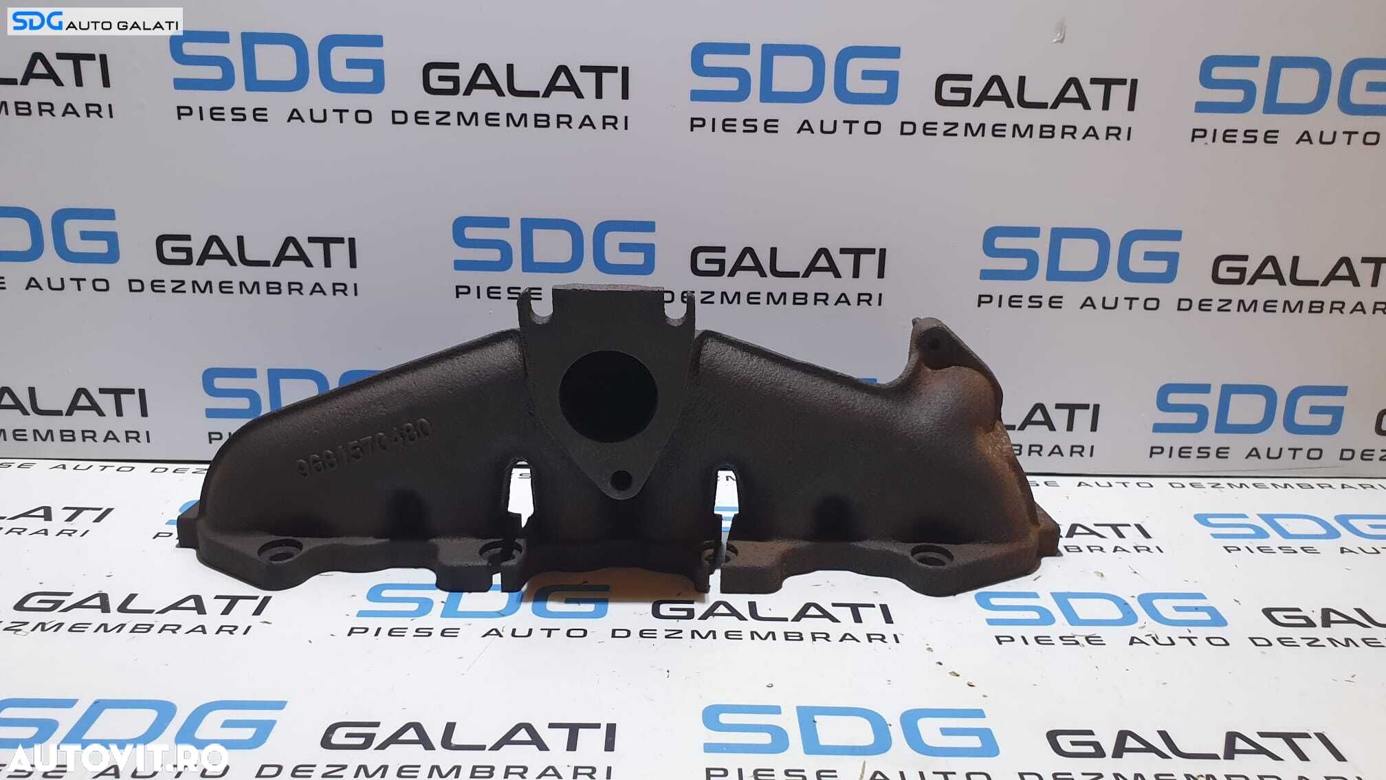 Galerie Evacuare Turbo Turbina Turbosuflanta Fiat Scudo 2.0 HDI 2007 - 2016 Cod 9681570480 - 1