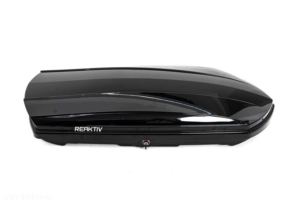 Box dachowy REAKTIV Meteor 390 550L Czarny dwustronny - 1