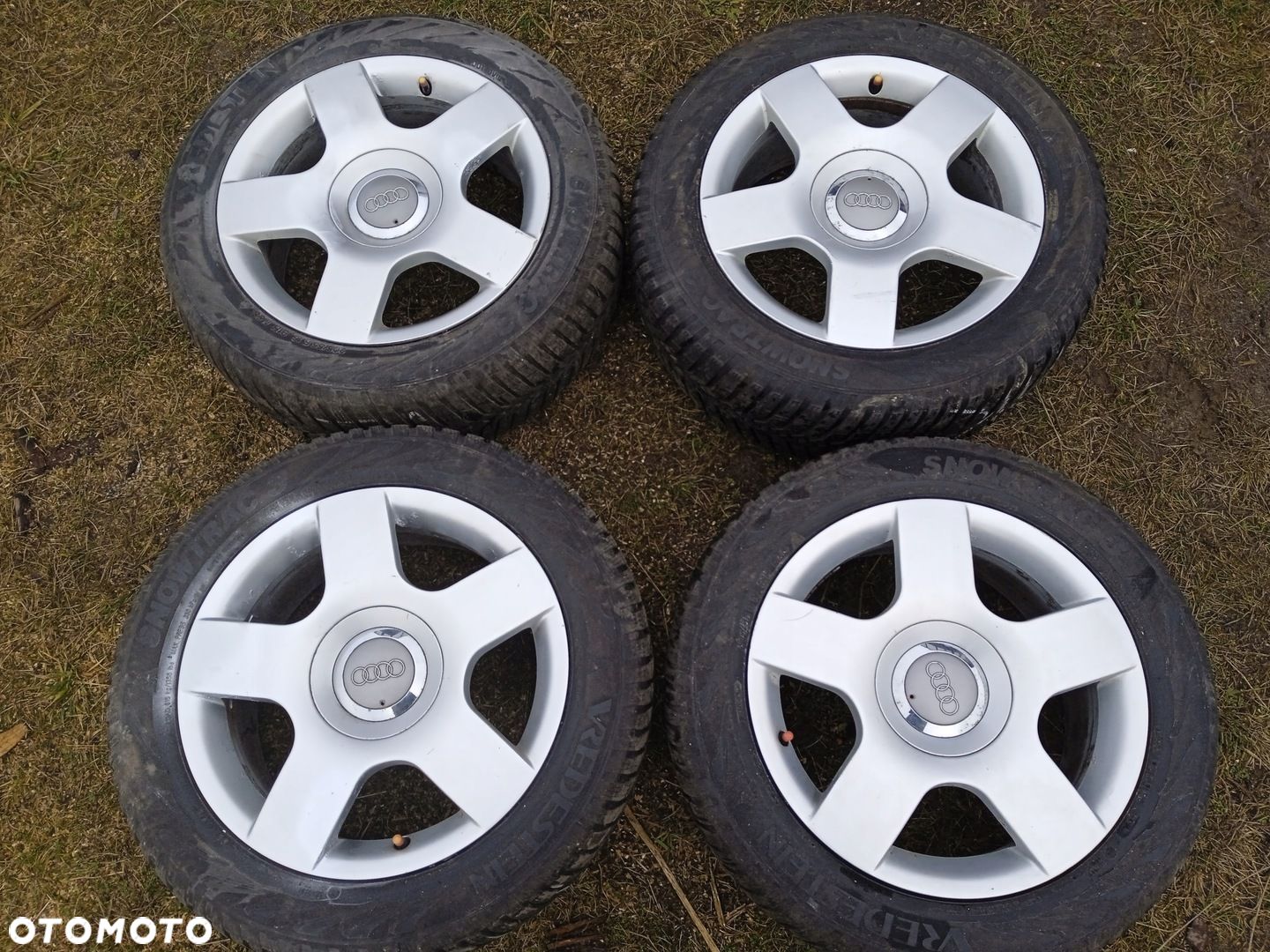 felgi aluminiowe 5x112 Audi A4 B6 B7 8E A6 A9 A3 Skoda Octavia opony zimowe - 1