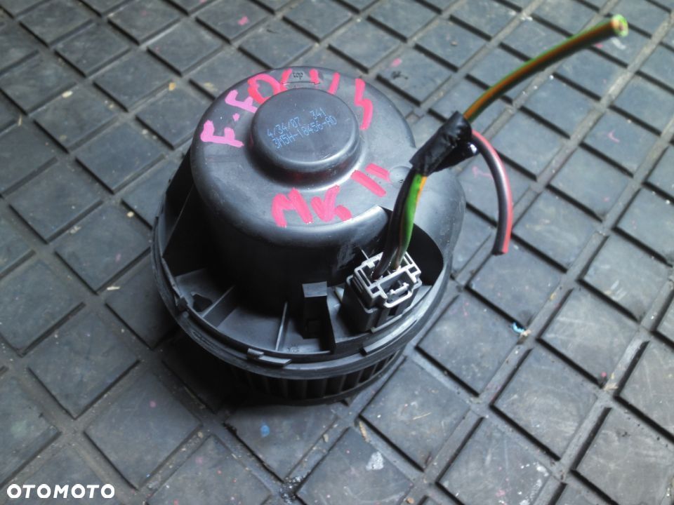 DMUCHAWA NAWIEWU NAGRZEWNICY WENTYLATOR FORD S-MAX MK1 FOCUS MK2 + WTYCZKA INSTALACJA 3M5H18456AD - 1