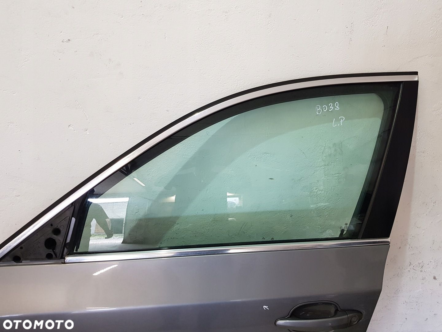 DRZWI LEWE LEWY PRZÓD BMW E60 E61 LCI EUR SPACEGRAU METALLIC A52/7 - 2