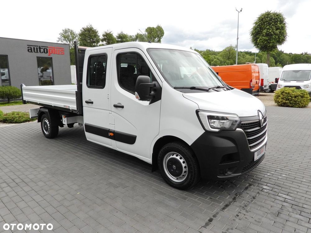 Renault MASTER WYWROTKA PODWÓJNA KABINA DOKA 6 MIEJSC TEMPOMAT NAWIGACJA LEDY KLIMATYZACJA  145KM - 5