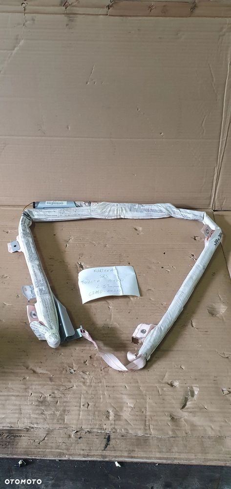 Kurtyna airbag poduszka boczna lewa Toyota Aygo I 62180-0H010 - 5