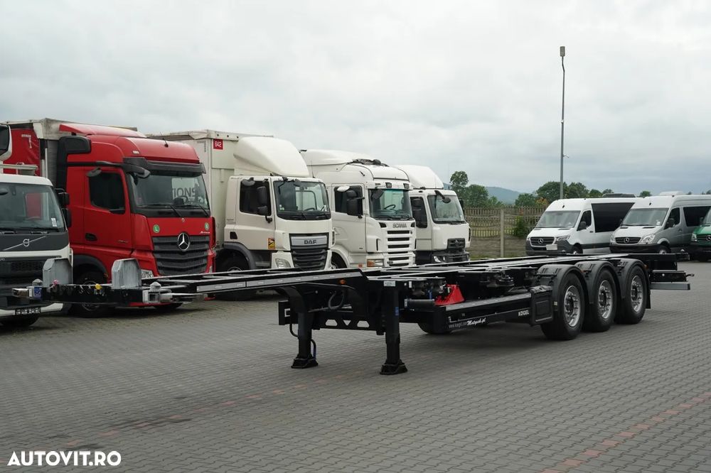 Kögel SEMIREMORCĂ CONTAINER / UNIVERSAL / SPATE EXTENSIBIL / PENTRU TOATE CONTAINERELE - 2