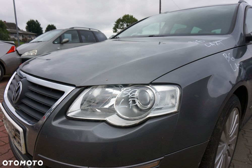 MASKA ZDERZAK BŁOTNIKI LAMPY PASSAT B6 LA7T  VOLKSWAGEN 2005-2010 SZARY PRZÓD KOMPLETNY - 28