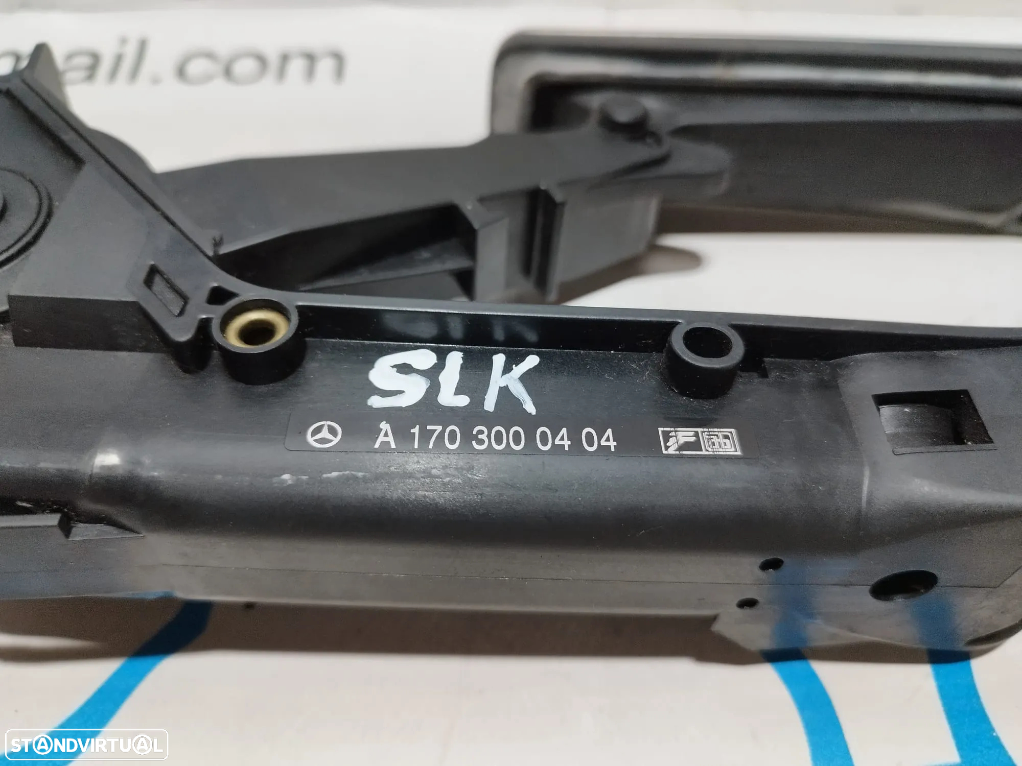 PEDAL ACELARADOR COM SENSOR DE POSIÇÃO  ORIGINAL MERCEDES A1703000404 SLK KOMPRESSOR R171 - 6