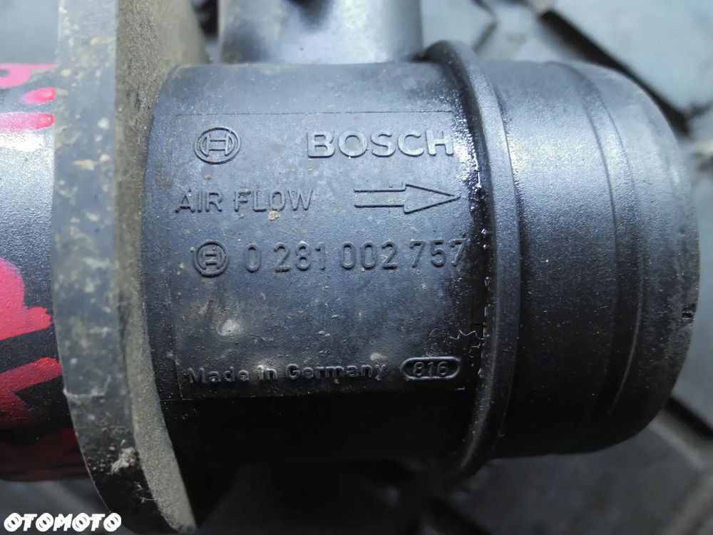 PRZEPŁYWOMIERZ 1.9TDI 0281002757 VW SHARAN GOLF IV BORA AUDI A3 8L SEAT ALHAMBRA TOLEDO II FORD GALAXY SKODA OCTAVIA I + WTYCZKA INSTALACJA POSIADAM 4SZT - 6