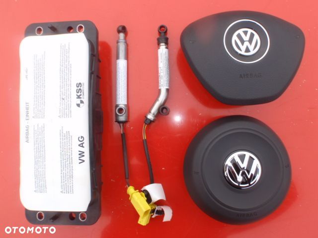 VW TOURAN 5TA AIRBAG PODUSZKI PODUSZKA PAS PASY - 5