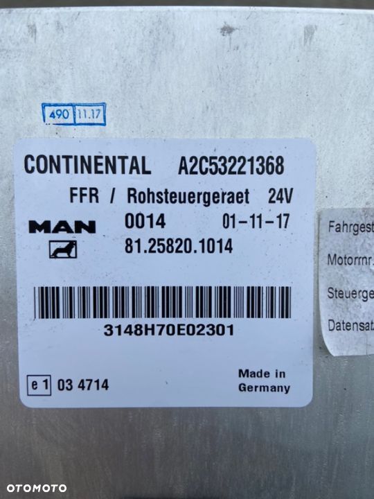 Sterownik FFR MAN TGX TGS euro 6 komputer - 2