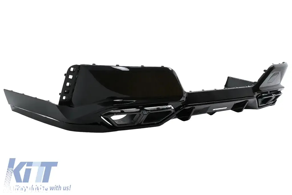 Pachet Exterior Aero BMW Seria 7 G70 M-Tech (2022-) Black Knight Design Negru Lucios - 8