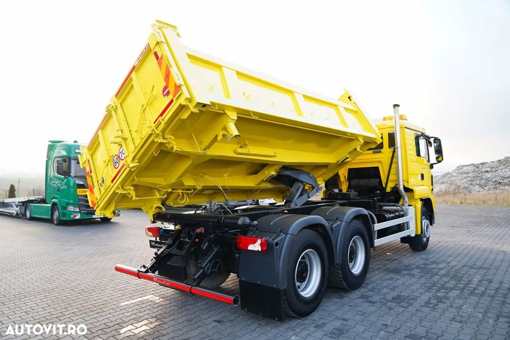 MAN TGS 26.440 / 6X4 / BASCĂLARE DUBLE / HIDRODOXIE / AUTOMATĂ / CABINĂ DE CUȘET - 8