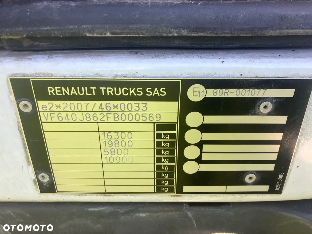 Renault RENAULT Gama D16.250 euro  6 ramo do zabudowy - 5
