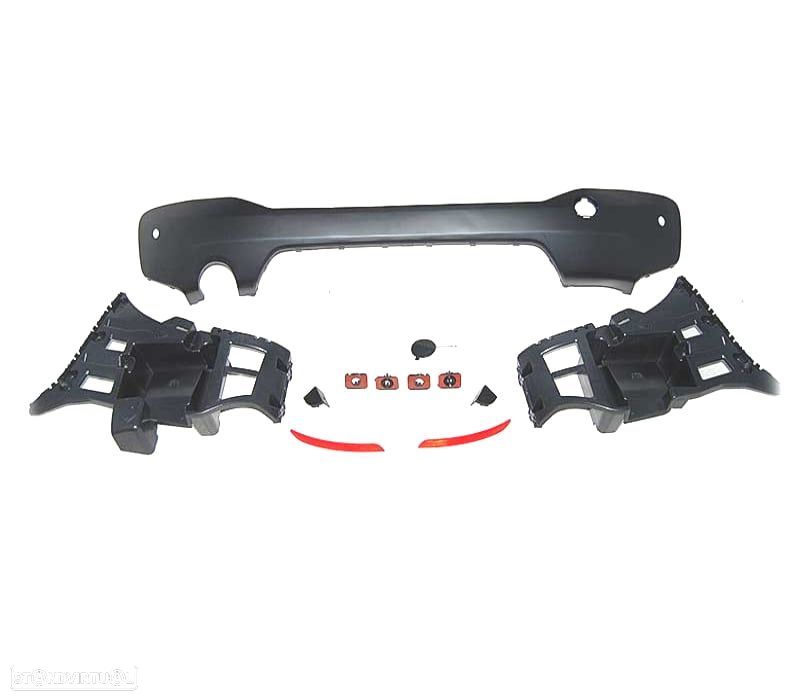 PARA-CHOQUES TRASEIRO BMW X1 F48 15-19 LOOK M PDC - 2