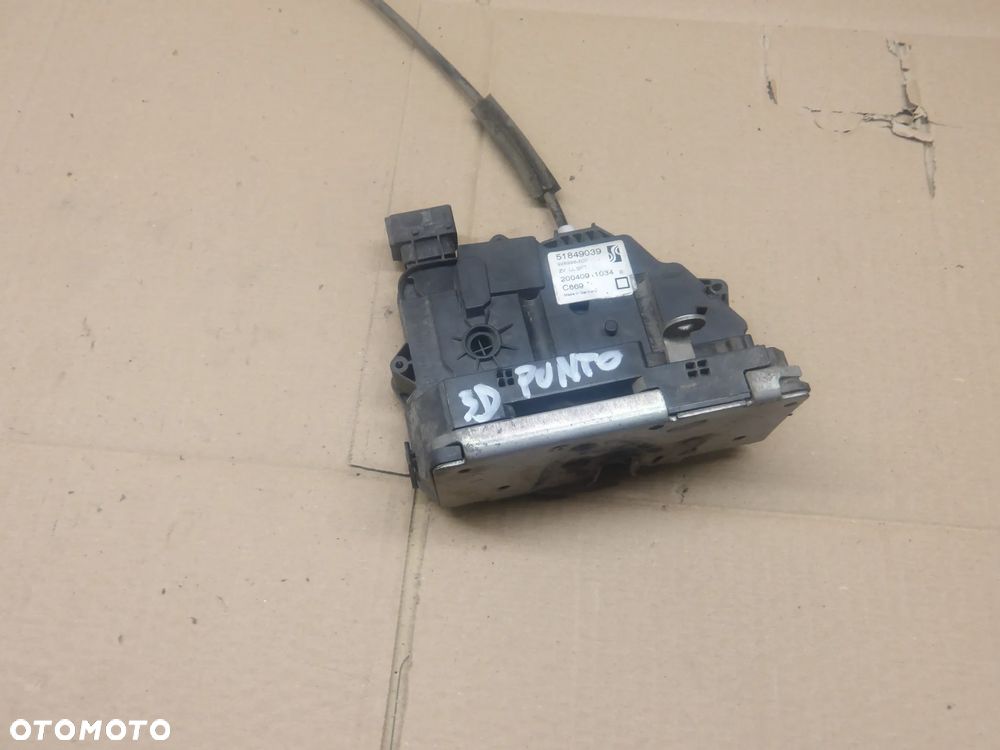 FIAT GRANDE PUNTO HB 3D 05-09 ZAMEK DRZWI PRAWY LEWY PRZÓD PRZEDNI 51849039 51905697 - 9