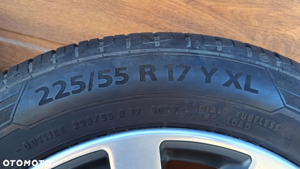 Koła aluminiowe 225/55/17 opony letnie - 10