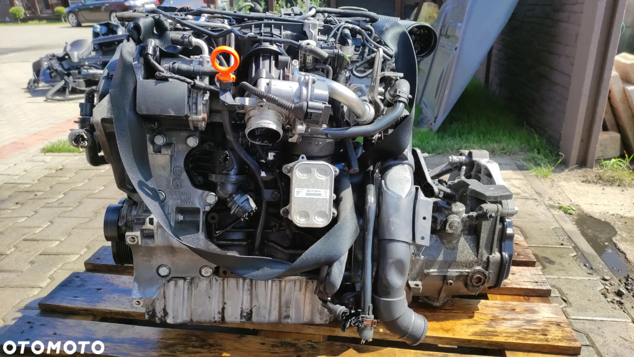 Silnik VW Caddy Audi 1.6 diesel kod: CAYD - 12