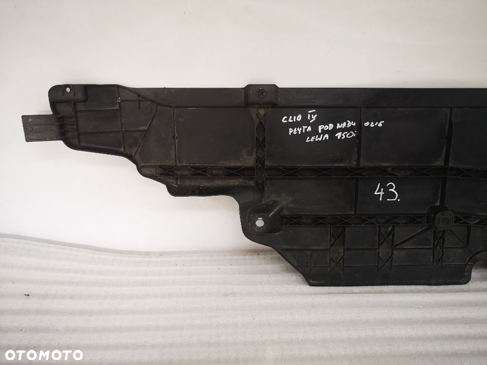 RENAULT CLIO IV 12- OSŁONA PODWOZIA LEWA NR 748157368R NR AUKCJI OSŁ43 - 2