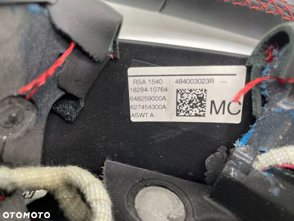kierownica czerwona nić multifunkcja renault 484003023r - 2